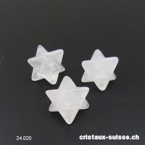 Petit Merkaba Cristal de Roche blanc.  Offre Spéciale