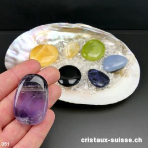 Combinaison Chakras 7 cristaux et Purification. Lot unique avec Jade de Corée