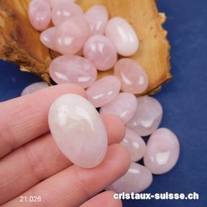 Quartz rose 2,5 - 3,5 cm. Taille M. Offre Spéciale