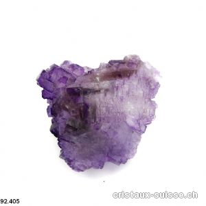 Fluorite - fluorine - violette. Pièce unique