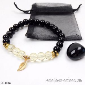 Set CHANCE - Onyx noir, Quartz Lemon. Offre Spéciale