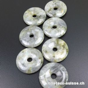 Labradorite claire, donut 3 cm. Offre Spéciale