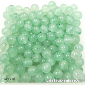 Aventurine verte, boule percée 6,5 mm. Offre Spéciale