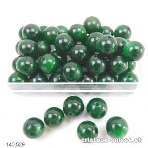 Fuchsite - Aventurine verte, boule percée 8 mm