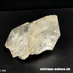 Quartz pointe brute de Suisse - Valais. Pièce unique