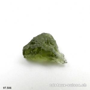 Moldavite 1,2 x 0,9 x 0,5 cm. Pièce unique 2,4 carats