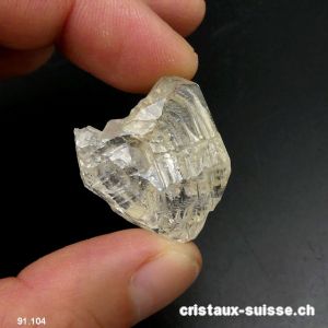 Quartz fenêtre, Suisse - Valais 2,6 x 2,2 x 0,9 cm. Pièce unique