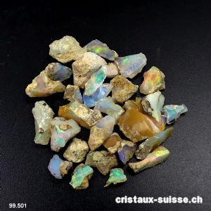 Lot d'Opales brute d'Ethiopie de 53 carats