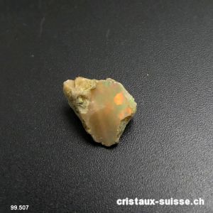 Opale brute d'Ethiopie. Pièce unique de 3,2 carats