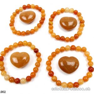 1 Set Aventurine orange. Offre Spéciale