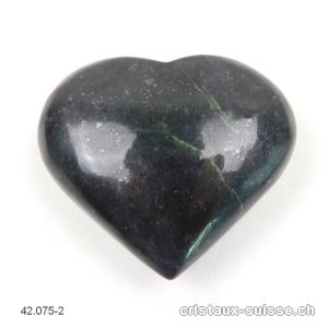 Coeur Néphrite Jade d'Afghanistan 6,6 x 5,8 x 2,6 cm. Pièce unique