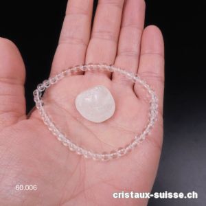 1 Bracelet Cristal de Roche et 1 pierre GRATUITE