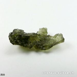 Moldavite 2 x 1,2 x 0,6 cm. Pièce unique 3,7 carats