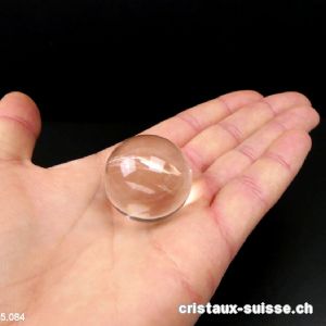 Boule Cristal de Roche 2,7 cm. Pièce unique