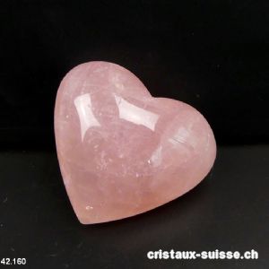 Coeur Quartz rose du Brésil. Pièce unique 96 grammes