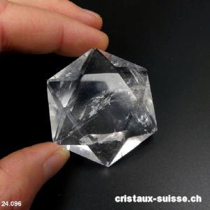 Sceau de Salomon Cristal de Roche, diagonale 4,6 cm. Pièce unique