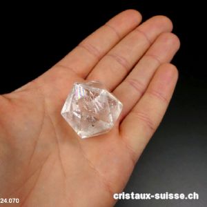 Icosaèdre Cristal de Roche 3 cm. Pièce unique 25 grammes