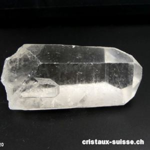 Cristal de roche pointe brute 7,2 cm. Pièce unique 72 grammes