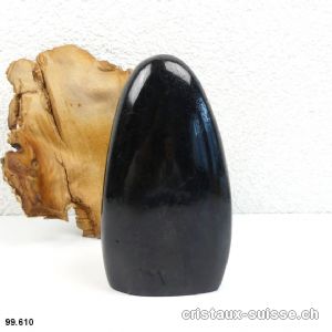 Tourmaline noire polie 14,3 cm. Pièce unique 1'073 grammes