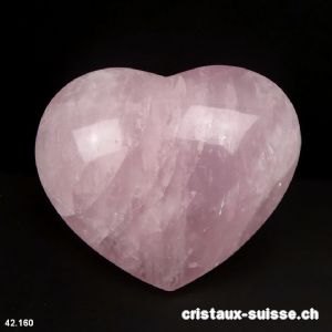 Coeur Quartz rose du Brésil 8,5 x 7 x 3,2 cm. Pièce unique 240 grammes