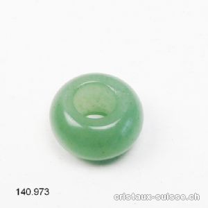 Aventurine verte, Rondelle 1,4 x 0,8 cm / trou 6 mm