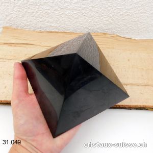 Pyramide Schungite 12 cm x haut. 8 cm, 1000 grammes