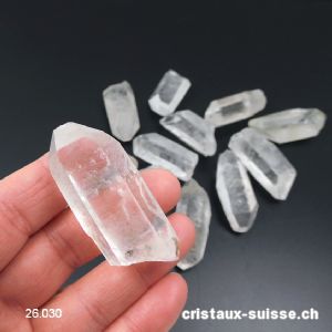 Cristal de Roche pointe brute 4,5 à 5 cm / 26 - 30 grammes. Offre Spéciale