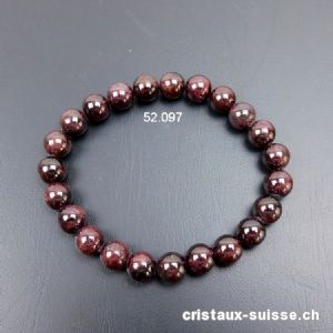 Bracelet Grenat Almandin 8 mm / 20 cm