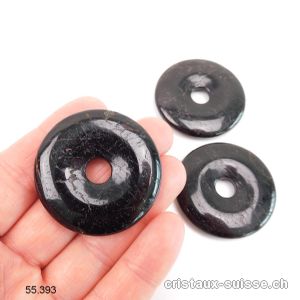 Tourmaline noire - Schörl, Donut 4 cm