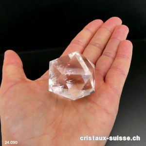 Icosaèdre Cristal de Roche 4,2 cm. Pièce unique