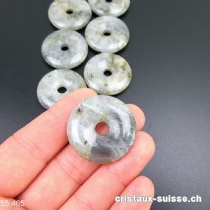 Labradorite claire, donut 3 cm. Offre Spéciale