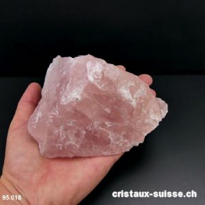 Quartz rose extra brut. Pièce unique 612 grammes