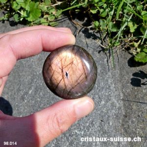 Labradorite-spectrolite polie. Pièce unique 35 grammes