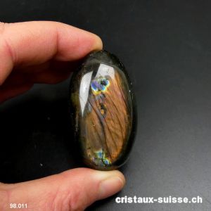 Spectrolite polie. Pièce unique 52 grammes