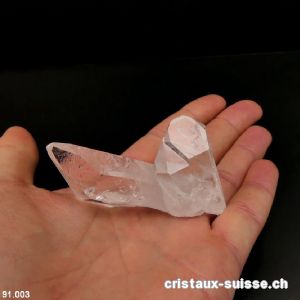 Cristal de roche, pointes du Brésil. Pièce unique 39 grammes