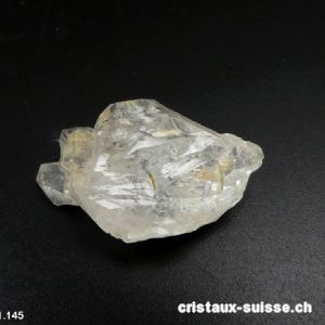 Quartz Elestial pointe brute de Suisse - Valais. Pièce unique