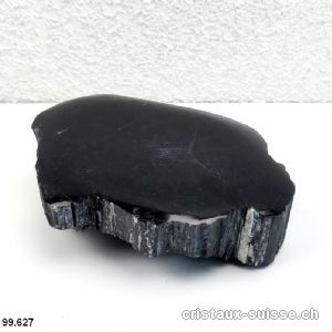 Tourmaline noire brute, dessus poli. Pièce unique 847 grammes