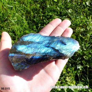 Labradorite brute 1 face polie. Pièce unique 238 grammes