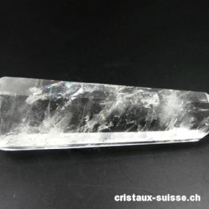 Bâton hexagonal Cristal de Roche 10,2 x 3 cm. Pièce unique