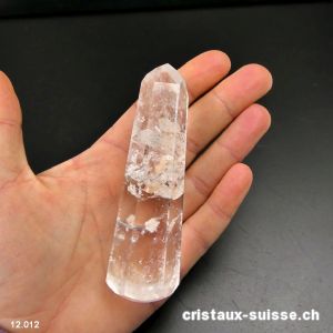 Bâton hexagonal Cristal de Roche 9,8 x 2,5 cm. Pièce unique