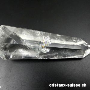 Bâton hexagonal Cristal de Roche 10,7 x 3,8 cm. Pièce unique