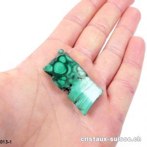 Malachite semi-polie du Congo. Pièce unique