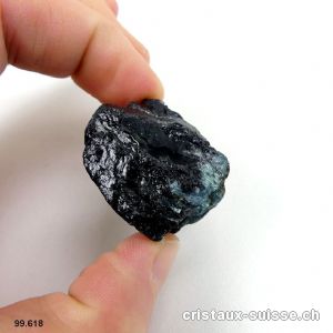 Tourmaline noire, bleue - indigolite et verte. Pièce unique