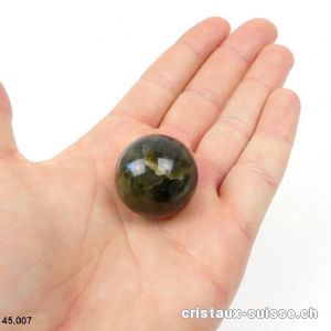 Boule Labradorite Ø 2,6 cm. Pièce unique