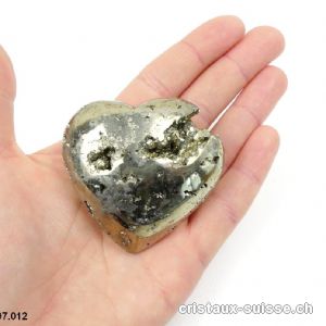 Coeur Pyrite du Pérou. Pièce unique 170 grammes