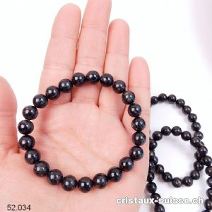 Bracelet Astrophyllite - Arfvedsonite 8 mm / 18-18,5 cm