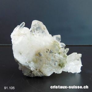 Quartz avec Chlorite du Catogne - VS, Suisse. Pièce unique