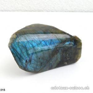 Labradorite brute 1 face polie. Pièce unique 232 grammes