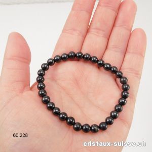 Bracelet Schungite 6 - 6,5 mm / 18,5 - 19 cm