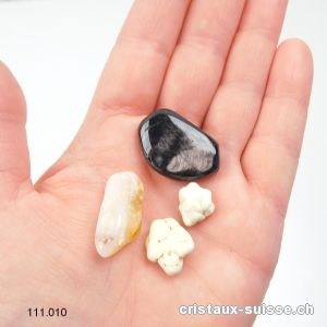 Elixir ACIDITE ESTOMAC ET INTESTINS, lot de 4 cristaux
